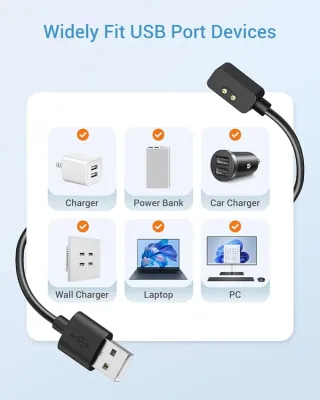 Redmi Watch 3 Lite Charging Cable Magnetic USB Charger Quick Secure Charging